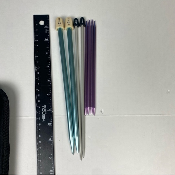 ArtBin Knitting Crochet Kit Set Hook Needle Carry Case Susan Bates Tools Travel - Picture 7 of 10